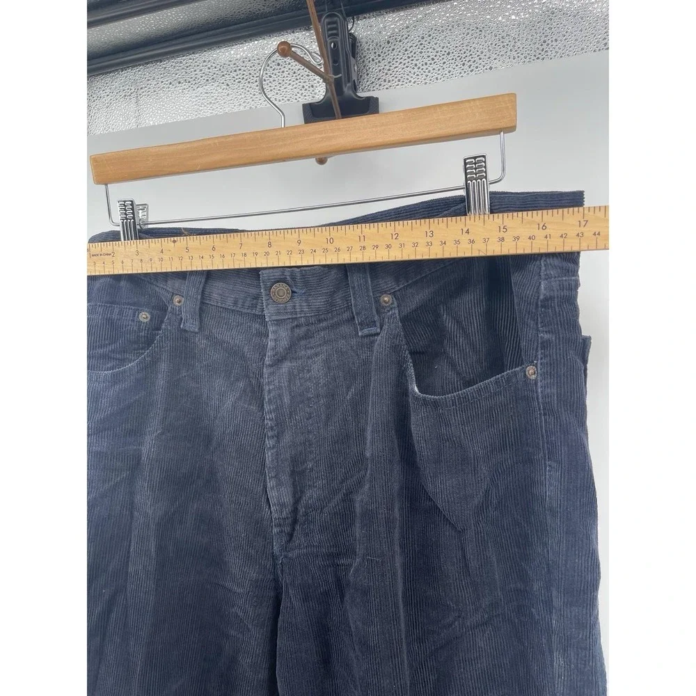 Men Banana Republic Corduroy Pants Blue‎ Gray 36x30 Cotton